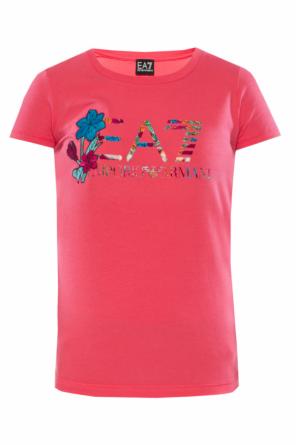 Floral motif t-shirt, zdjęcie 1 Floral motif t-shirt od EA7 Emporio Armani